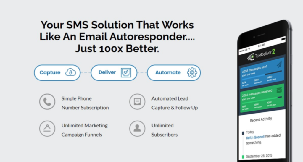 SMS marketing solution