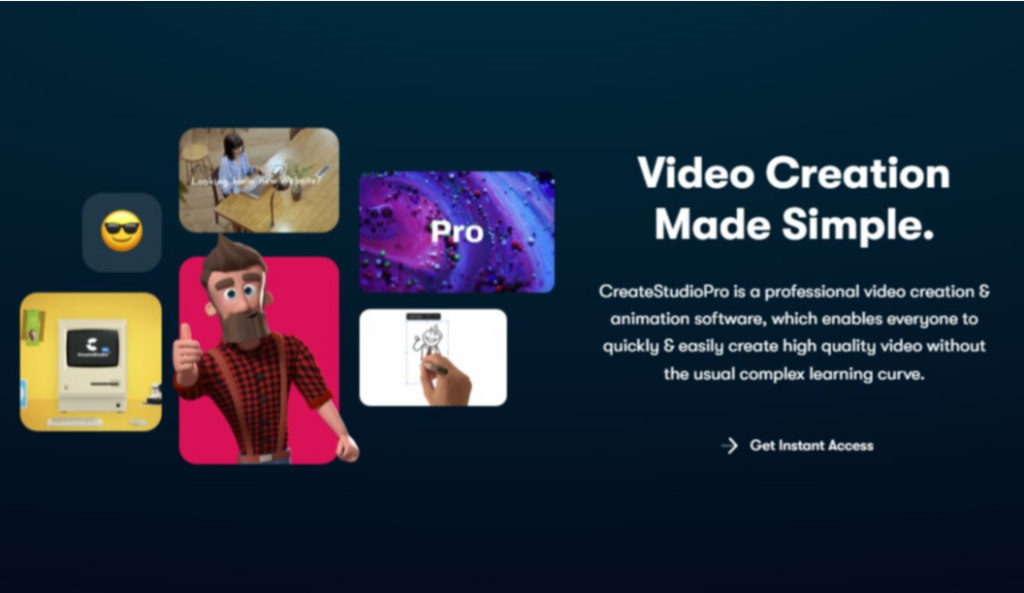 creating video with CreateStudio Pro