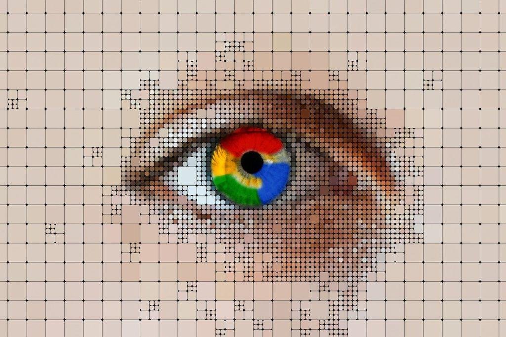 google chrome logo eye